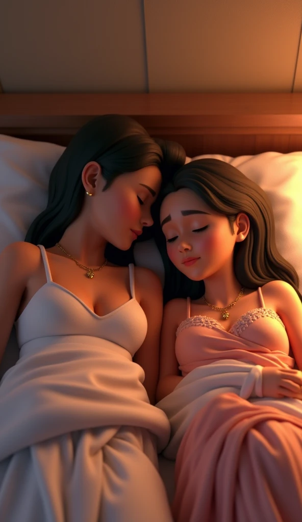 Lana Del Rey and Marina Diamandis sleeping and cuddling together