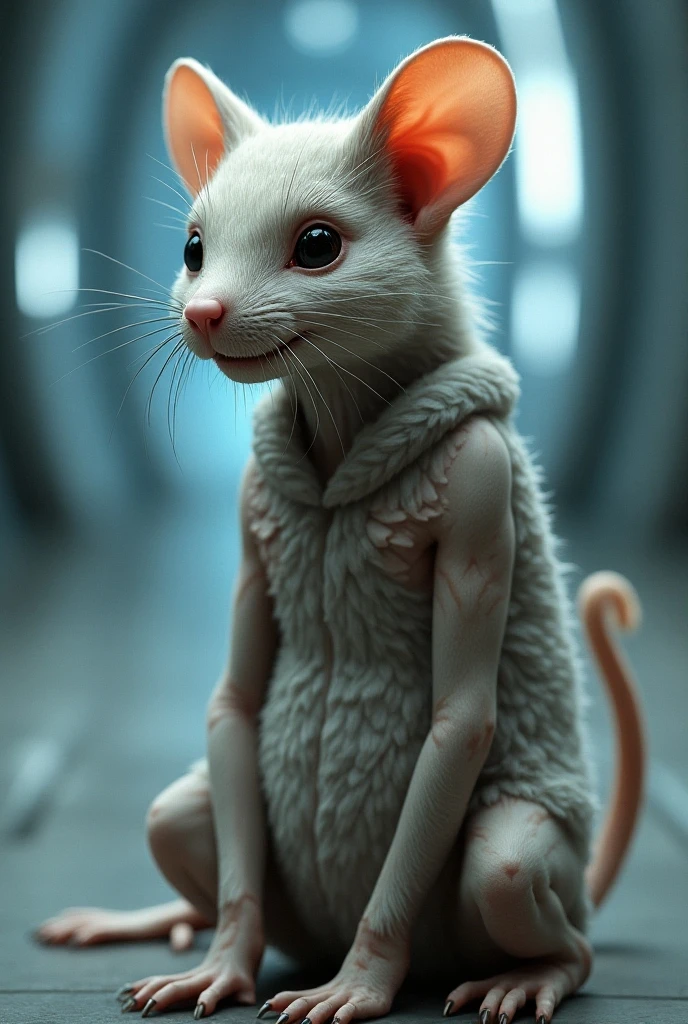 FUTURISTIC HUMAN WITH RODENT ASPECTS - SeaArt AI