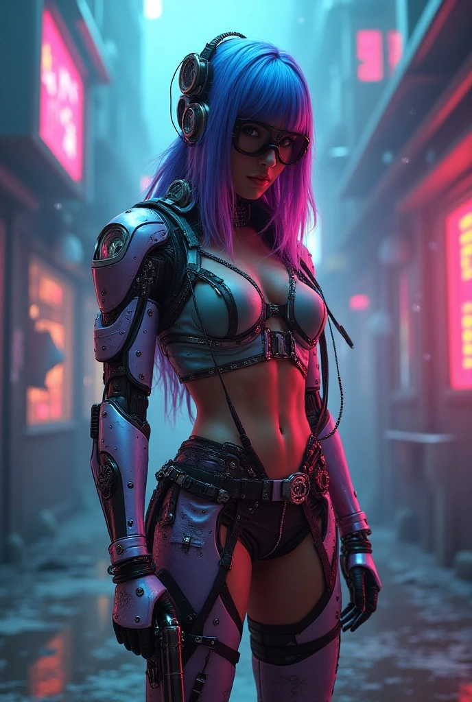 ((Best quality)), ((masterpiece)), (highly detailed:1.3), 3D, beautiful (cyberpunk:1.3) hacker woman with thick voluminous hair operating a computer terminal, nsfw