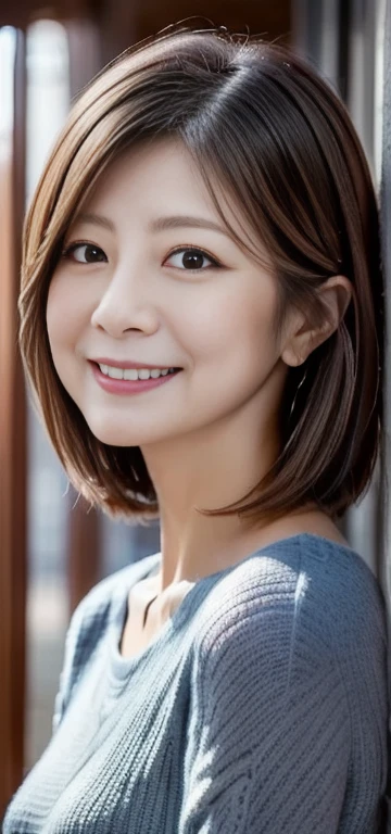 portlate、in 8K、hightquality、Realistic photo images、18year old、A Japanese Lady、Neat and clean college student、small tits、Reproduce natural and realistic eyes、Japan Person Stand、Beautiful black hair、Shorthair、light make-up、octan render、beautiful  lighting、Composition of the golden ratio、Everyday clothes、dressed casually、Natural background、blured background、age、Pure Japan human features、Lovely young woman、The upper part of the body、small tits、Light makeup、Suppin、Neat and clean beauty、A MILF、Sober clothing、pink there、Gray color、A slight smil、A dark-haired、Small black eyes、Background bokeh