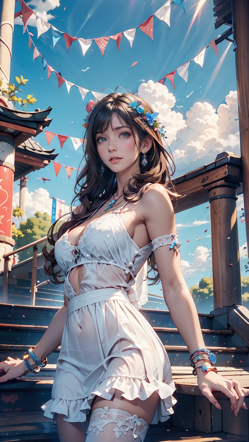 (masutepiece:1.Photoreal Stick:1.4, 8K), top-quality, masterpiece, 超A high resolution, Professional camera work, Grow Light Effect, Realistic portrait, Cinematic Light, Highly detailed skin and facial texture:1.3, The ultra-detailliert, A detailed eye, Detailed limbs, autumn night, Precincts of the shrine:1.2, Autumn foliage scenery:1.2, 1girl in, Cute sexy 22 year old slim woman, Fair skin, ((Natural smile:0.9, Totally captivates you:1.0)), (Backshots, Calm pose), ((accurate shrine maiden costume)), ((voluptuous breasts:0.9)), (Beautiful blue eyes, Eyes that feel beautiful eros:0.85), Sexy face:0.4, (A mouthfeel that feels beautiful eros:0.85), ((Too cute beauty:0.9))