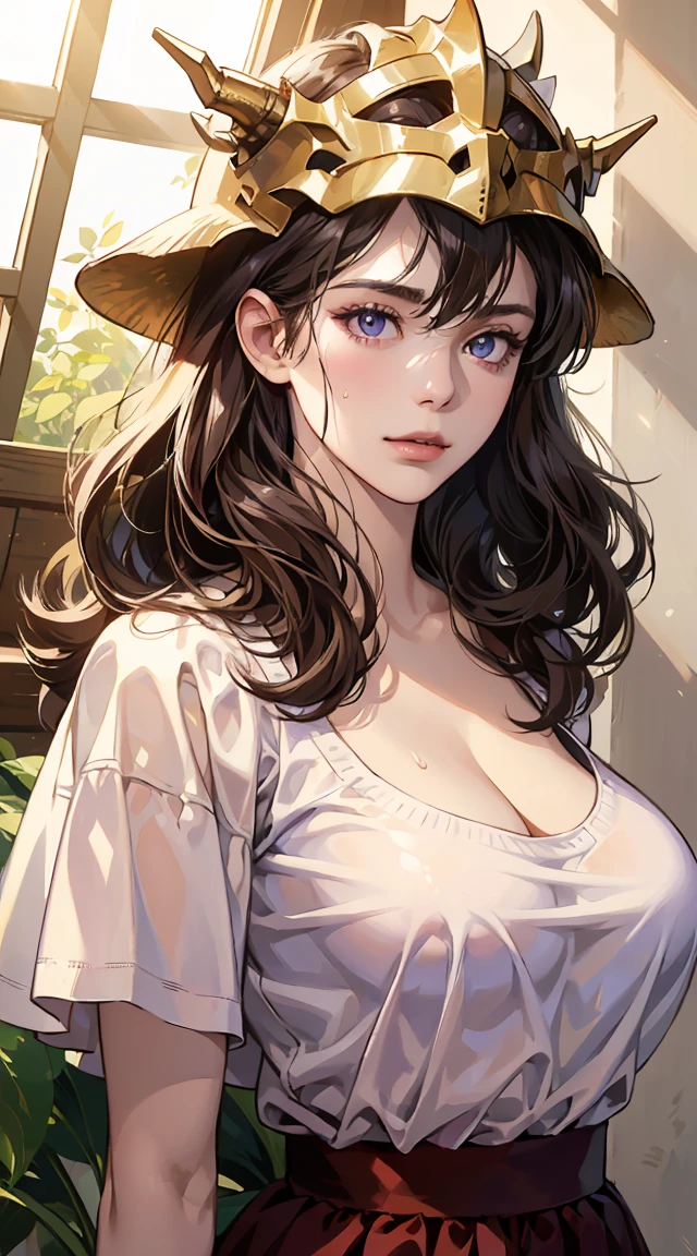 (masterpiece, best quality:1.2), (ultra-detailed), portrait image,
((beautiful face)), (age 50), long hair, brunette, busty, medieval, (western eyes:1.3)
