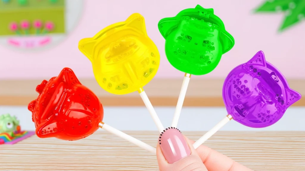 10 year old girl Russian child with long hair BLONDE, close up, PORTRAIT , a popsicle with a colorful layer of rainbow, ice cream, high quality product photo, lollipop, slapstick, made of glazed and high quality product image", pastel, made of lollipops, pastel of sweets, 3 4 5 3 1, gum, ice cream cone, ice cream on the side, product introduction photo, made of cotton candy