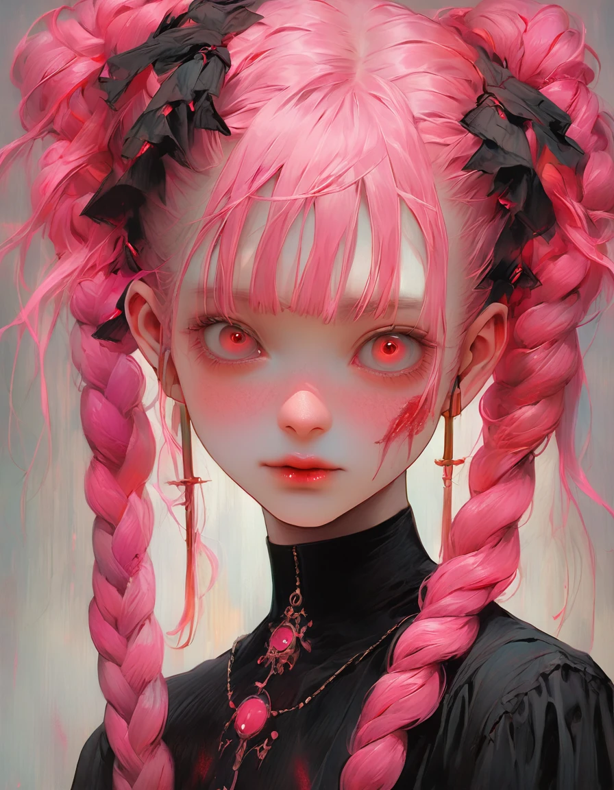 bjddoll, women, dark ambiance, furious, disheveled, angry, gorgeous, crazy, smooth, pink, rainbow,  absurde, stupid, smiling, soldier, dress, sloppy, surprised, embarrassed,  highly detailed, Hyperrealism, look at windows, ultra realistic, ultra detailed,  Hyperrealism, photography, stunning environment , old paint, storm, photo, <lora:Bjd Dolls v1:1>