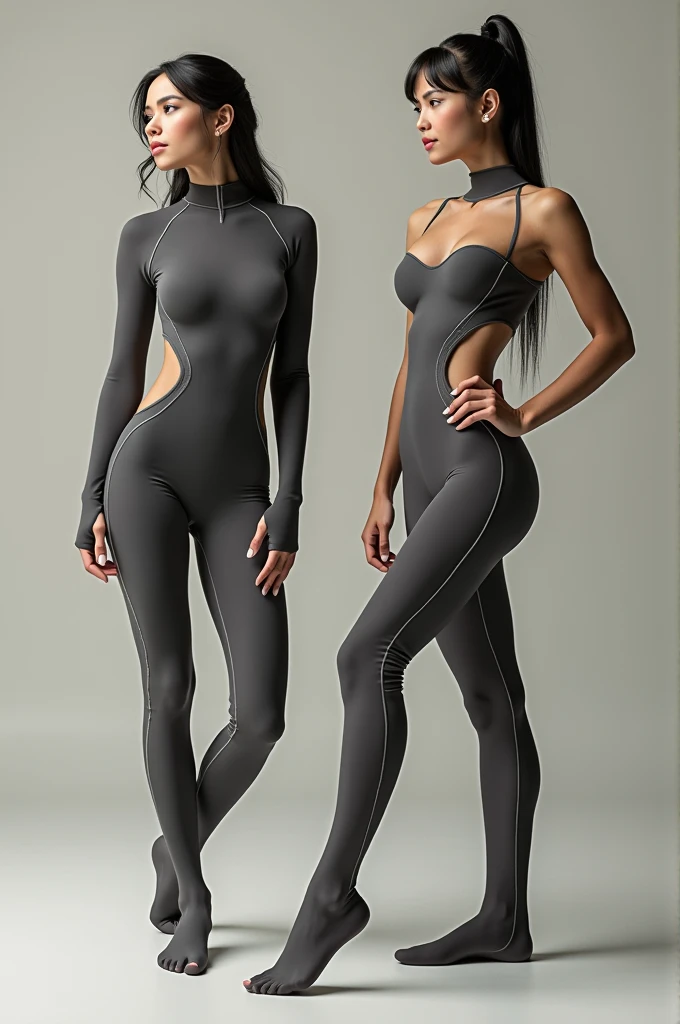 arafed womans in a green top and panties posing for a picture, a portrait by Emma Andijewska, unsplash, renaissance, photograph of a techwear womans, 3 techwear women, military girl, wearing military outfit, mid shot portrait, military outfit, infantry girl, military composure, militaristic. tight costume. thin fabric. see through. transparent. nude. naked. half body view. nipples. wet. multiple girls. tight full body outfit pink see through. cameltoe. thin fabric. transparent. cameltoe. asian mixed korean mixed japan look. in the office rooftop