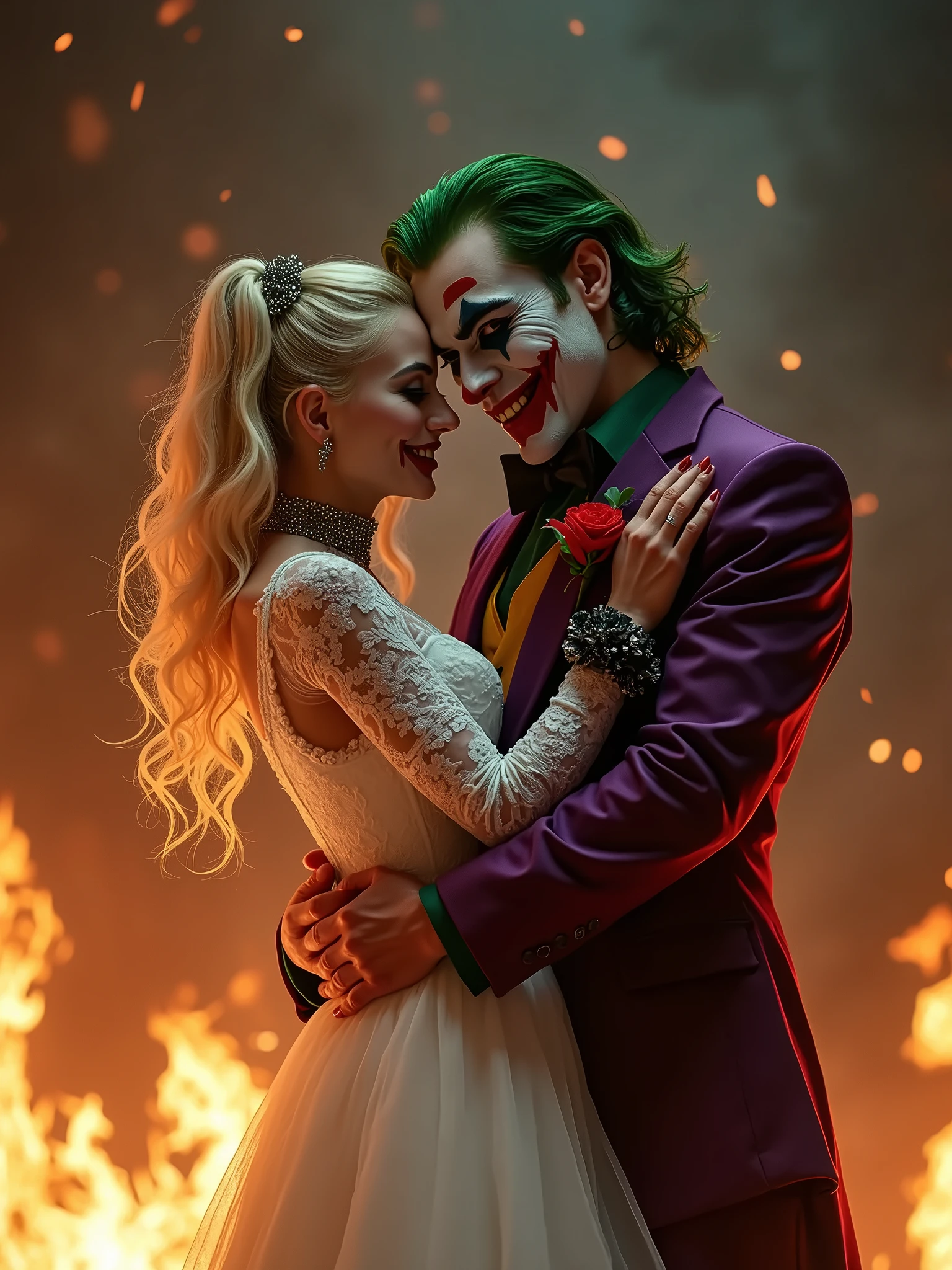 Tiringa kissing the joker