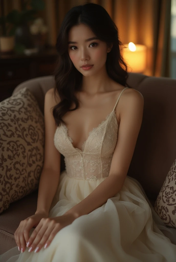 I am a mature wife sitting on the bed，asian female，whole body、thick legs、round ass、The perfect apron outfit,Men lick my face with their tongues,The dwarves lick my head with their tongues，Dwarves lick my hair with their tongues,My body is licked by dwarves sleeping face, Close ~ eyes,Open your mouth，Huge breasts, mature women, Cover your breasts with clothes )，on the bed，background：bedroom，naked monster，Strong monsters，naked monster。Tight transparent underwear，long white evening skirt，Camel toe，High heel，on the stage（background：Male audience，Male audience），Well-proportioned body，Thin legs，open mouth，Handcuffs，BDSM，chains，dog-chains
