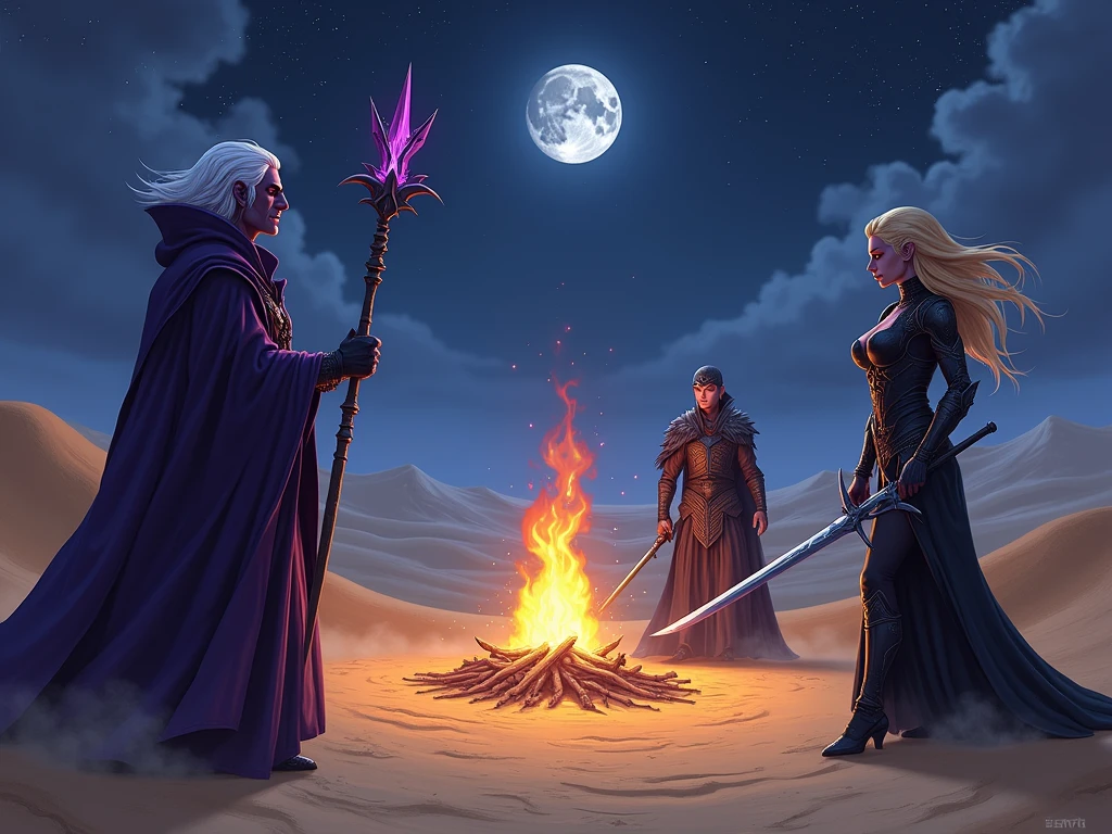 (Star Wars Acolyte) A group of lesbian space witches (not the hot kind, plain to a little ugly) scissor and have a lesbian orgy while a few of the older ones chant, stone fortress