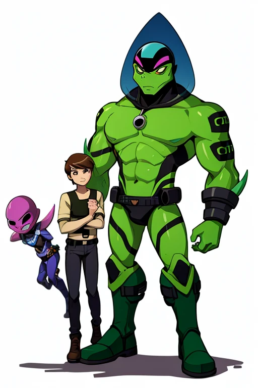 Male human amirhossein ajorloo ben 10 alien force  style 