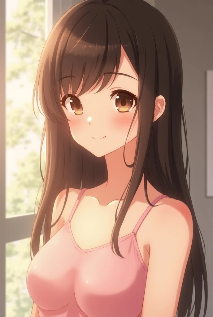 Anime girl jerking off
