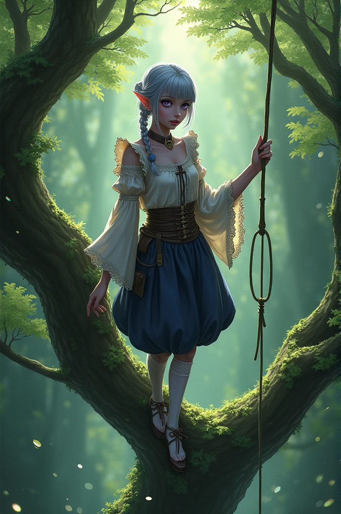 1girl, lalafell, pointy ears, shortstack, flat chest, medieval clothes,  happy face, walking in forest road, light ray, (oil painting:1.3), illustration, by (Clyde caldwell, frank frazetta, Larry Elmore:1.2), (beautiful eyes, detailed pupils:1.2), dnd, fantasy art, best quality, masterpiece, <lora:LalafellXIV_v1:0.8>