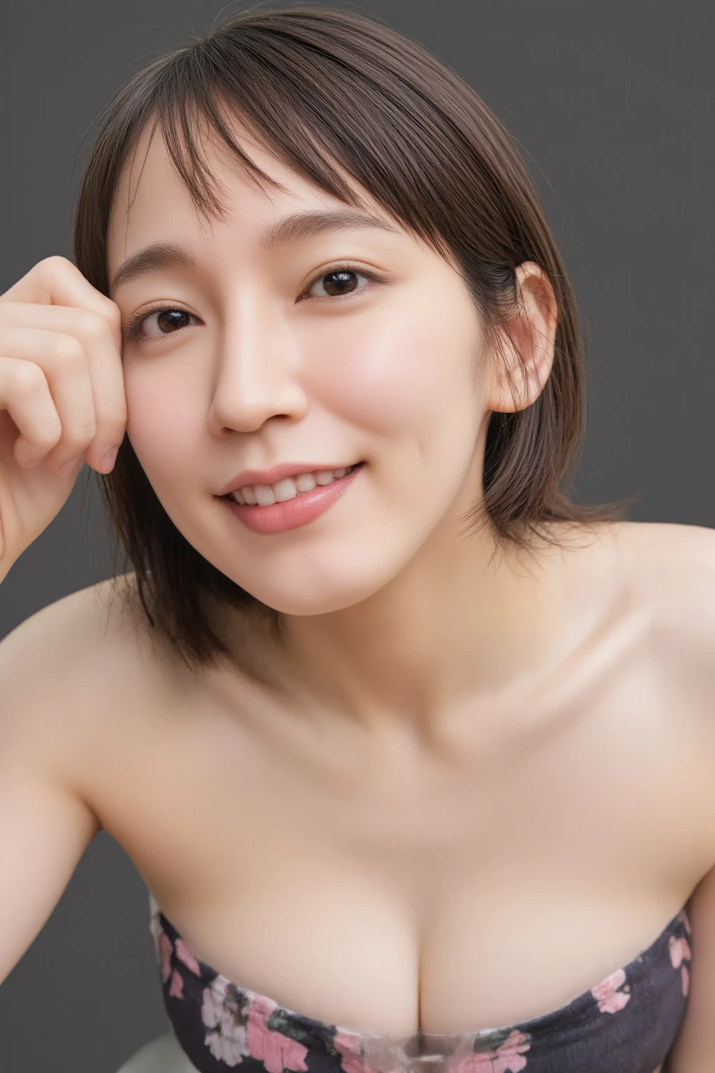 (Best quality, 8k, 32k, Masterpiece),(Realistic: 1.5),riho yoshioka:2.5,eroticism:2.3,elect nipples:2.9,spread pussy:5.2,flushed cheeks,medium breasts,pussy juice:2.3,straight long hair,stand upright:5.0,pubic hair:5.1,great laughter,(sexy lingerie:3.2),(small size lingerie:3.2)