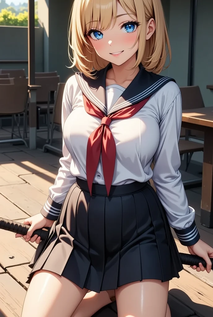 (Best quality, 8K, Masterpiece:1.3, 1 girl, Beautiful girl), Cute, Dynamism, Detailed face, Detailed skin, Detailed eyes, Detailed lips, Detailed fingers, Detailed mouth, Photorealistic, Raw photo, Natural lighting, dynamic pose, perfect anatomy, toned legs, round eyes, double eyelid, tareme, moist lips, wet clothes, spreading legs, sweaty, (peeing), drooling, half closed eyes, ((A bunch of men are grabbing her breasts, multiple hand)), men are grabbing her thighs, man is touching her crotch, crowds, excited men, sailor school uniforms, pleated skirt, (ahegao:1.5), camel toe, steam:1.5, ecstatic face, sticking tongue out, blue and blonde hair, skirt lift herself, in the crowded train, cum in vaginas, thighhighs, erotic panties, cowboy shot, vibrator in thighhighs, shape of nipple, arms up