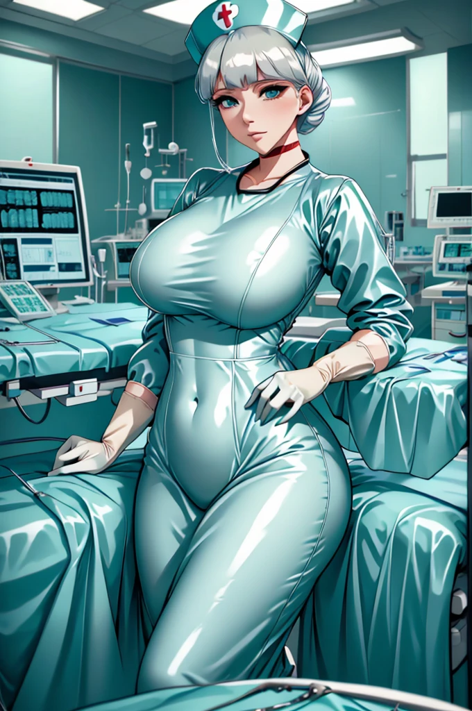 nurse uniform,hospital, latex nurse suit,nurses,busty,elbow gloves,labcoat,white hair woman,white eyes , gigantic ,medical instruments,asian nurse,two nurses,speculum,examination room,oversize ,big ass ,strap on, lay on table ,legs spreaded,giving birth,gyno chair , dentist,Milf,latex,yellow uniform,oversize breasts,diaper