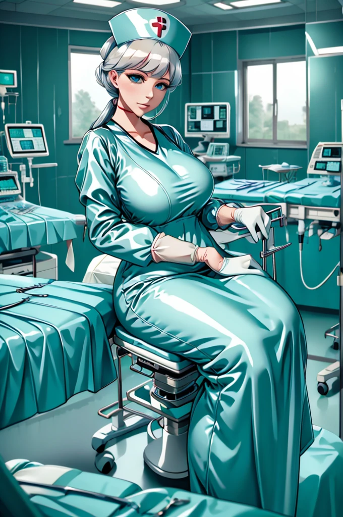 nurse uniform,hospital, latex nurse suit,nurses,busty,elbow gloves,labcoat,white hair woman,white eyes , gigantic ,medical instruments,asian nurse,two nurses,speculum,examination room,oversize ,big ass ,strap on, lay on table ,legs spreaded,giving birth,gyno chair , dentist,Milf,latex,yellow uniform,oversize breasts,diaper