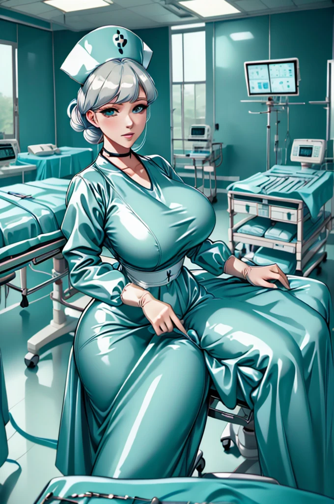 nurse uniform,hospital, latex nurse suit,nurses,busty,elbow gloves,labcoat,white hair woman,white eyes , gigantic ,medical instruments,asian nurse,two nurses,speculum,examination room,oversize ,big ass ,strap on, lay on table ,legs spreaded,giving birth,gyno chair , dentist,Milf,latex,yellow uniform,oversize breasts,diaper