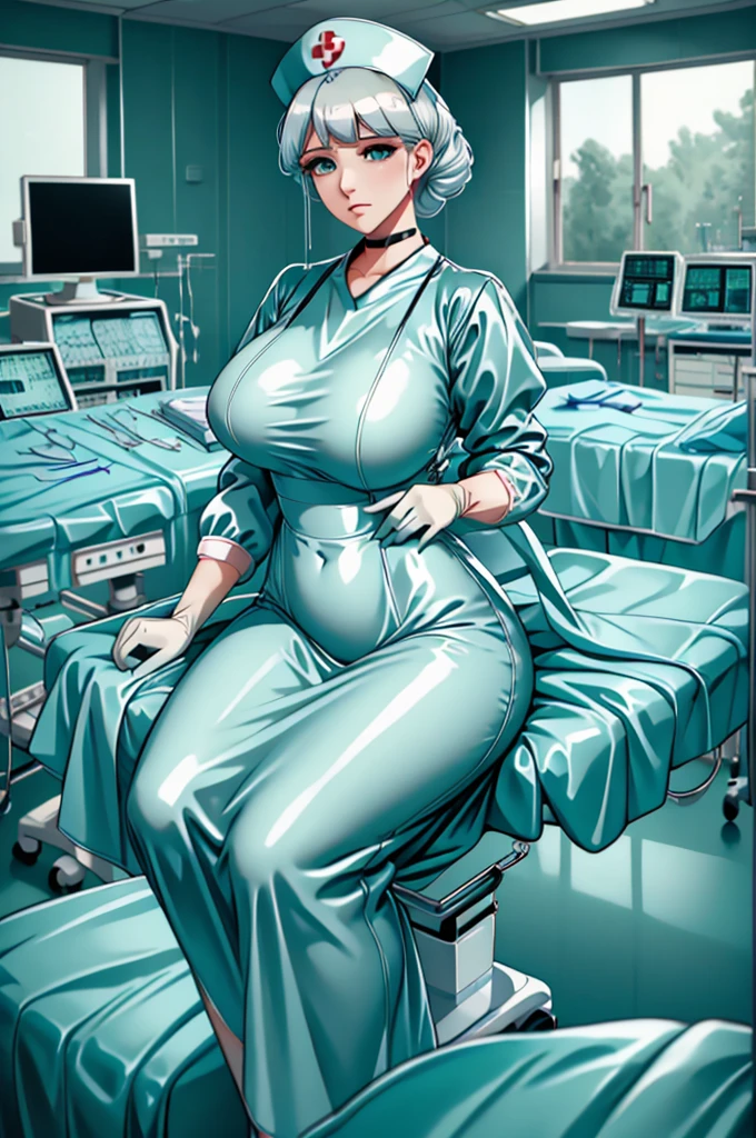 nurse uniform,hospital, latex nurse suit,nurses,busty,elbow gloves,labcoat,white hair woman,white eyes , gigantic ,medical instruments,asian nurse,two nurses,speculum,examination room,oversize ,big ass ,strap on, lay on table ,legs spreaded,giving birth,gyno chair , dentist,Milf,latex,yellow uniform,oversize breasts,diaper