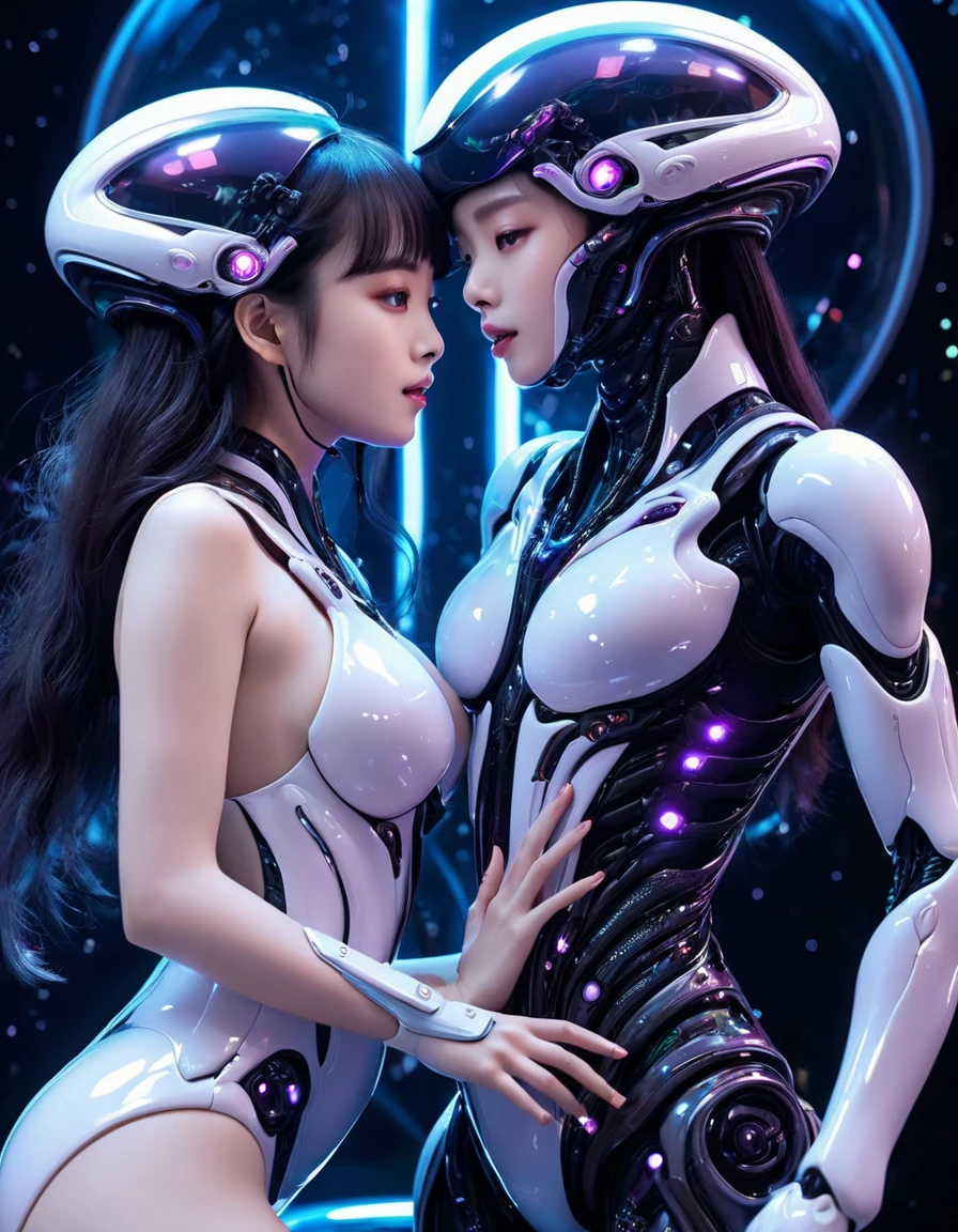 (Two beautiful teenage italian girls:1.6), Close friends, (They are hugging each other:1.2), Kiss her cheek or chest,(Detailed iridescent bodysuit with beautiful fractal or marble design:1.5)Incredible and spectacular scenes, ((High quality)), ((Detailed)), ((Fantasy)), Blue Plasma Brain, Green Plasma Body, Vulgarity, beutiful breast, (Open legs:1.4), obscenity, (Lewd smile:1.2), coarse, Obscene, mean, (raunchy:1.2), (Immoral:1.2), Lachish, (small breasts with beautiful raised pink areolas,,:1.5), (Cameltoe), (Expression of ecstasy:1.2), Photorealistic, Official art, unity 8k wall paper, 8K Portrait, Best Quality, Very high resolution, (Incredibly beautiful nature background:1.6), (18 years old:1.5), (Sexy and glamorous:1.1), (A coquettish expression:1.6), (seductively smiling:1.6), (Full body), (erotic posing:1.5), Beautiful seductive face, Portrait, (Thick eyebrows:1.5), (Big purple eyes:1.2), Beautiful eyes with fine symmetry, (Ultra detailed eyes:1.4), (High resolution eyes:1.1), Intimate face, (ultra detailed skin texture:1.4), White skin, pale skin, Perfect Anatomy, Thin, (Beautiful toned body:1.1), Hair Bow, (Moist skin:1.1), full of sweat, No makeup, dark circles, Good anatomy, Focus Face, good-looking, (Emilia Clark:0.6) (Emma watson:0.3),(Jennifer Connelly:0.4), (sensual face:1.5), Elegant face, Nice, Dolce, Blurred back((looks up)), ((Looking down)), (Around her neck is a simple necklace of exquisite workmanship), (Bioluminescence with brilliant brilliance:1.3), (Use fancy flame magic:1.2), (Swirling flames), The Great Temple of the Devil, The Devil's Grand Shrine, great temple, great cathedral, temple ruins, detached temple, (Luminous magic circle), Ruins of an ancient castle, Shining majestic cloud masses and sky, lightning bolt, Epic Realistic, Faded, Art Book, (Greg Rutkowski:0.8), (teal and orange:0.4), (Art Station:1.5), Cinematic, ((Neutral colors)), (nffsw:1.5), (Muted colors:1.2), Hyper Detailed, Dramatic light, (Intricate details:1.1), Complex b