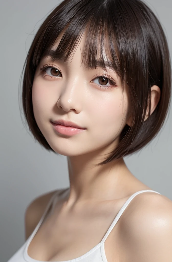 one girl, (a beauty girl, delicate girl:1.3), (13 years old, loli:1.3),
break, very fine eye definition, (symmetrical eyes:1.3), bobcut, naked body,
break, perfectly trimmed fingers,
break, big breasts, brown eyes, parted bangs, brown hair, girl,
break, (eyes and faces with detailed:1.0),
break, (masterpiece, best quality, ultra detailed, detailed face, 8k)