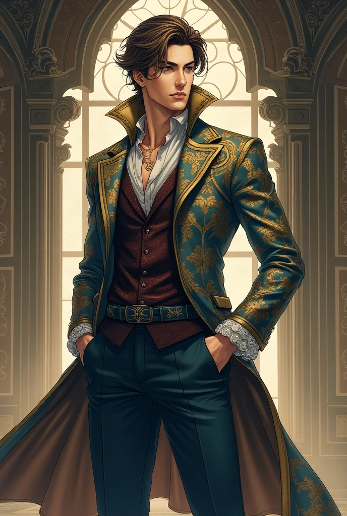  man with light gray green shirt and black pants green sequin vest, hombre guapo animado, pose de anime guapo, delicate androgynous prince, cuerpo completo de un solo personaje, personaje de anime masculino, personaje masculino, beautiful androgynous prince, unique full body character, chico guapo en el arte de Demon Slayer, human personaje masculino art, Inspirado por Zhang Han, guapo impresionante realista
ejor, cara perfecta, cuerpo completo