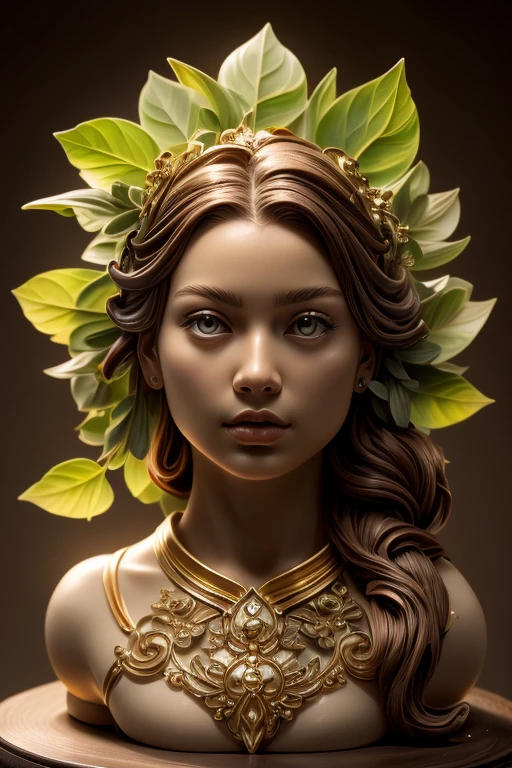 Intricate 3D rendering of ultra-detail of beautiful porcelain silhouette of Kim Kardashian's face , biomechanical cyborg, simulating, 150 mm lens, beautiful natural soft rim light, large leaves and stems, roots, Fine-leaf lace, Colorful details, Masai Warrior, Alexander McQueen Haute Couture Haute Couture, Pearl earrings, Art Nouveau fashion embroidery, steampunc, Intricate details, Mesh, Mandelbrot fractal, anatomically, face muscles, cable wires, micro Chip, elegant, Ultra photo realsisim, Ultra detailed, rendering by octane, h.r. Giger style, voluminetric lighting, 8K post-production