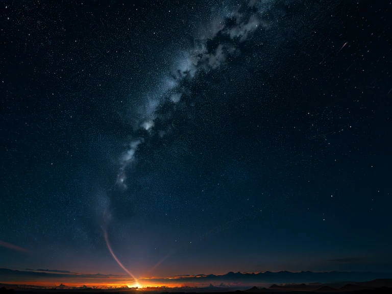 [(Starry sky background:1.5),::5],
 mid-shot , 
//
masterpiece,  high quality,  Hi-Res,  Cinematic lighting, no people , Detailed Description ,  depth of field, Reflected Light, god rays,