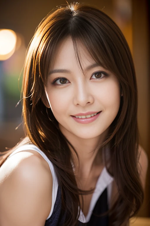 masterpiece,best quality,(Japanese ),((Beautiful girl)),cleavage,indoor,(perfect body beauty:1.2),(shy smile),beautiful teeth,