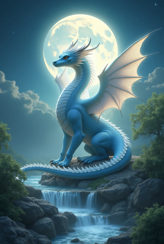 Dragon of the zodiac sign Aquarius 