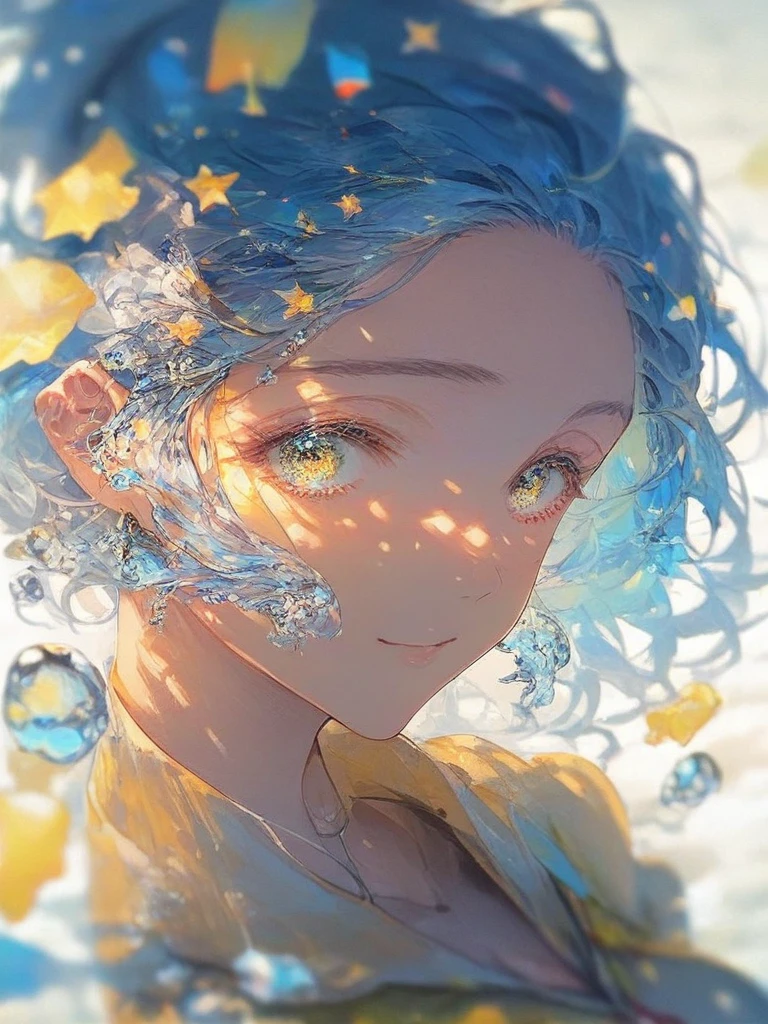 nude　woman　Glasses　Ocean