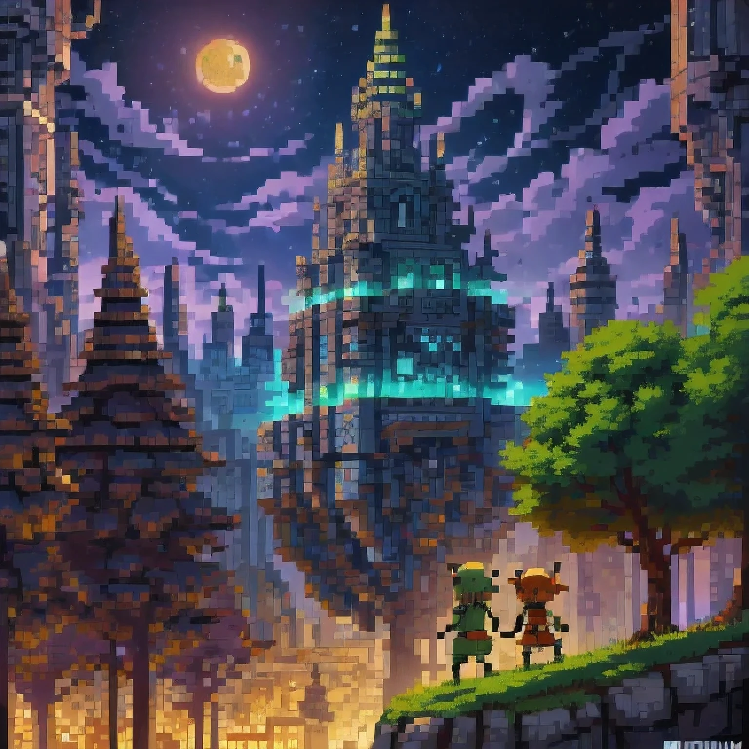 (( Goblins City : 1.5)), (masterpiece), ( is the best quality: 1.0), ( Ultra High Resolution : 1.0), Detailed illustrations,  Detailed Scenery ,  vibrant  colors goblins walking through the city, 8K, night, Moon Clouds , ((magic,  beautiful , Trees: 1.4 )), (( is the best quality,  vibrant ,  32k Clear Lighting Effects )).