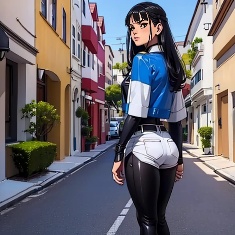 ( Best Quality )(Overall view),Back Alley, クールでハンサムな顔の男性のレプリロイドは18 years old,  Shiny Sentai Hero Suit, 18 years old, Tall, Long Hair,