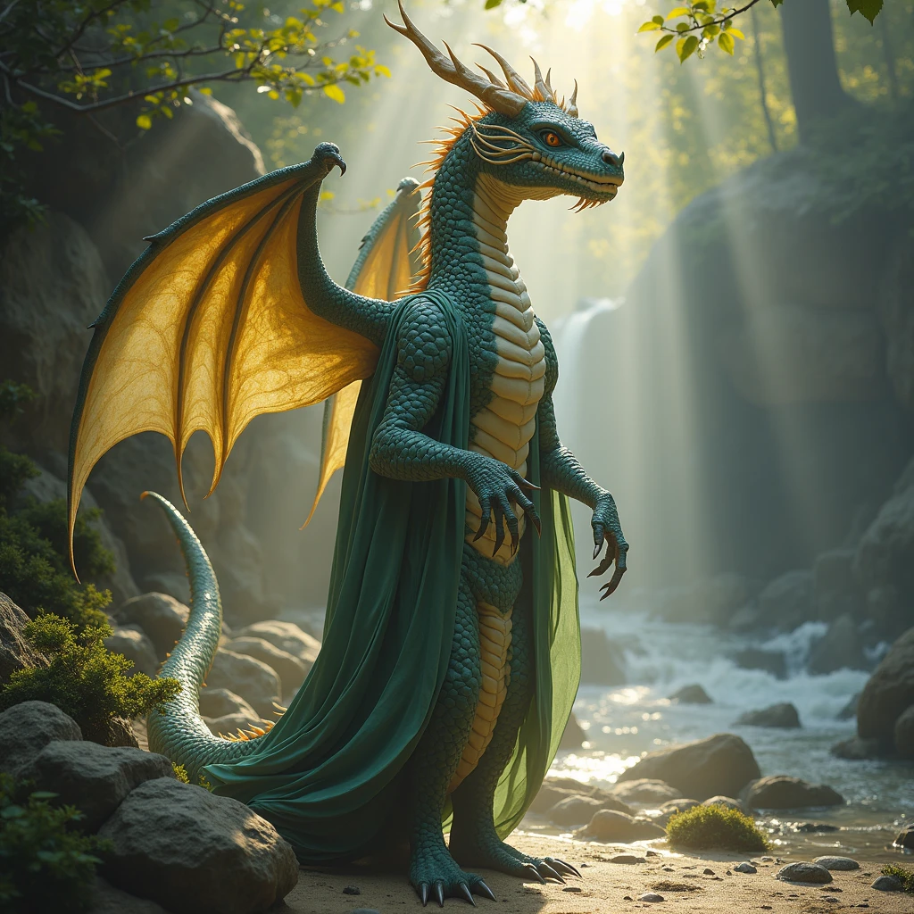 dragon queen without clothes forest