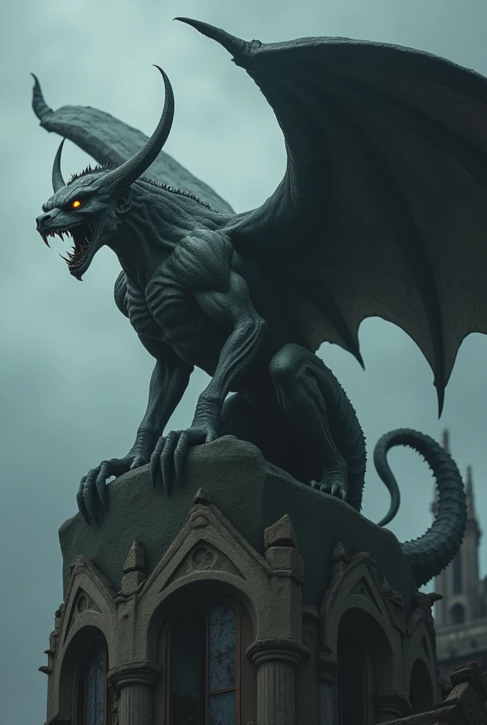 A gargoyle