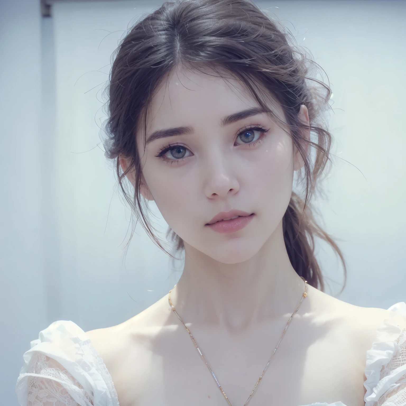 best quality, ultra high res, (photorealistic:1.4),1girl,iu,arms behind back, colorful, clear sharp focus, soft lights, Intricate details,