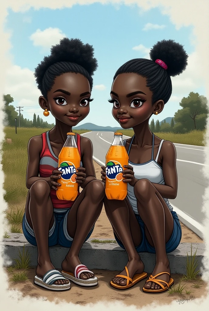 slim girl, bottomless, pee, peeing, t-shirt, lemonade stand, lemonade, pee puddle, lemonade glass, happy, smiling, masterpiece, very detailed, detailed skin, skirt lift