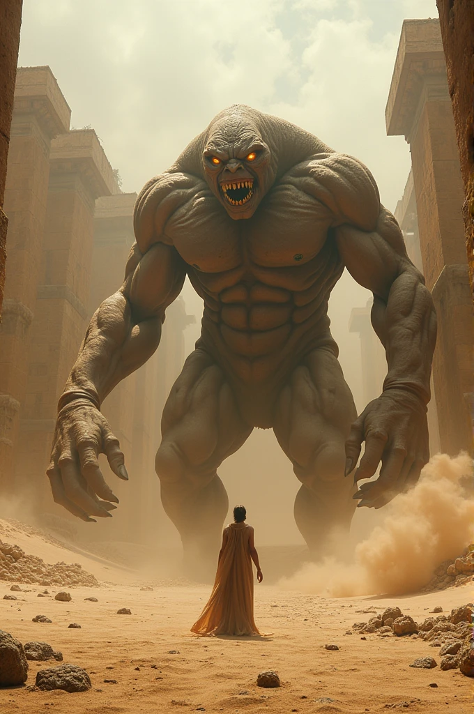 ((Highest quality)), ((masterpiece)), comics「Attack on Titan」Like a giant peeking out from the wall、Realistic、Real