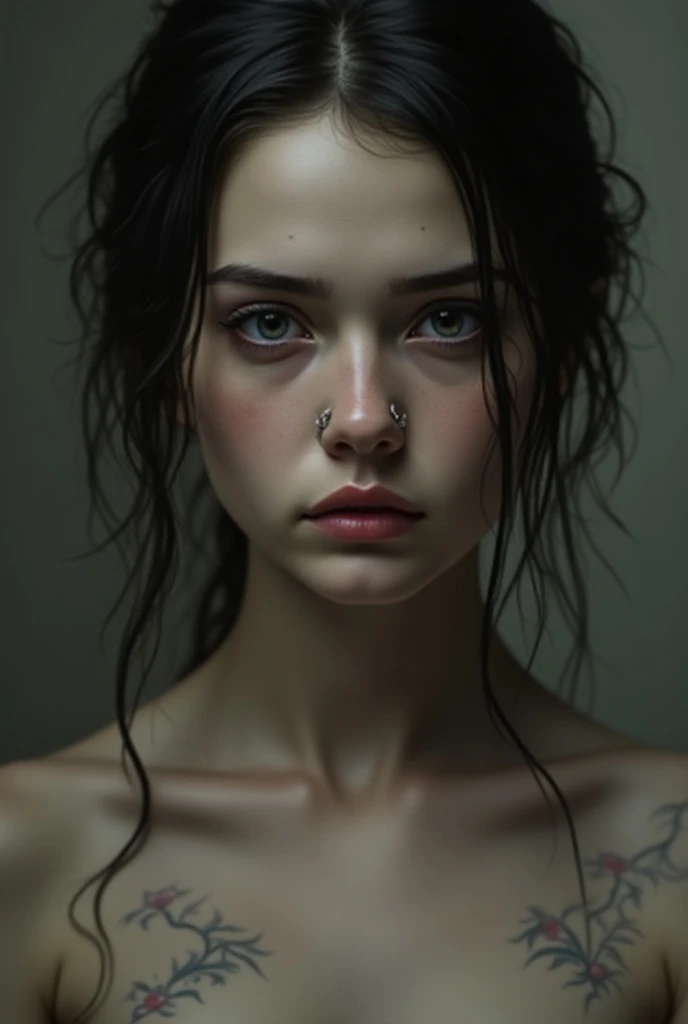 ((2 girls)), both are extremely beautiful. ((horny)), ((huge breasts)), looking at eachother boobies, big boobies. fery coplex face. ((detailed face)). detailed eyes. beautiful eyes, cute face, ((16 years old)), perfect face, cute face, fit body, perfect body, sexy body freckles, very large breasts, ((both of them are super horny)), (very close to orgasma), cute and small face. cum dripping from their mouth, the cum drips from their mouth to their chest, (((cum))), touching each other, the girls are looking at each other body. ((touching each other)), (pleasuring eaach other) pleasure, slightly open eyes, looking eacjother body, slightly open mouth, detailed hair, comples hair, curly hair, freckles, cute face, perfect face, cute mouth, detailed face, ((colorfull atmosphere)), slim eyebrows, (symmetrical face), cute face,16 years old, half naked, bulging buttocks, white skinny yoga pants, detailed lines between the thighs, white sneakers, black hair, high ponytail, belt, tattoo, running track, park, jungle, lake, chest close-up, hip close-up, HDR (High Dynamic Range), ray tracing, NVIDIA RTX, Super Resolution, Unreal 5, Subsurface scattering, PBR textures, Post processing, Anisotropic filtering, Depth of field , Maximum sharpness and sharpness, Multi-layer textures, Albedo and specular maps, Surface shading, Accurate simulation of light-material interactions, Octane rendering, Duotone lighting, Low ISO, White balance, Rule of thirds, Large aperture, 8K RAW, High efficiency sub-pixel, Subpixel convolution, (Glow particles: 1.4), {{Masterpiece, Best Quality, Extremely detailed CG, Unity 8k wallpaper, 3D, cinematic lighting, lens flare}}, hot body, perfect and fit body. ((nipples)). full body image. mid angle shot. 50mm lens. almost naked. (alot of cum on chest). (two girls)