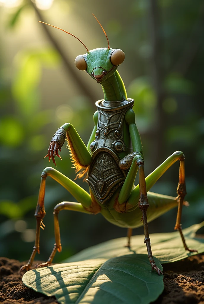 Thin30~40He has the build of a man in his 20s and is carrying a turtle shell on his back.。The hair is showing a little around the bald spot.。Its whole body is green and its face resembles a praying mantis.。The hands and feet are webbed and look like frog's hands and feet.。Standing in the riverbed with an eerie atmosphere。