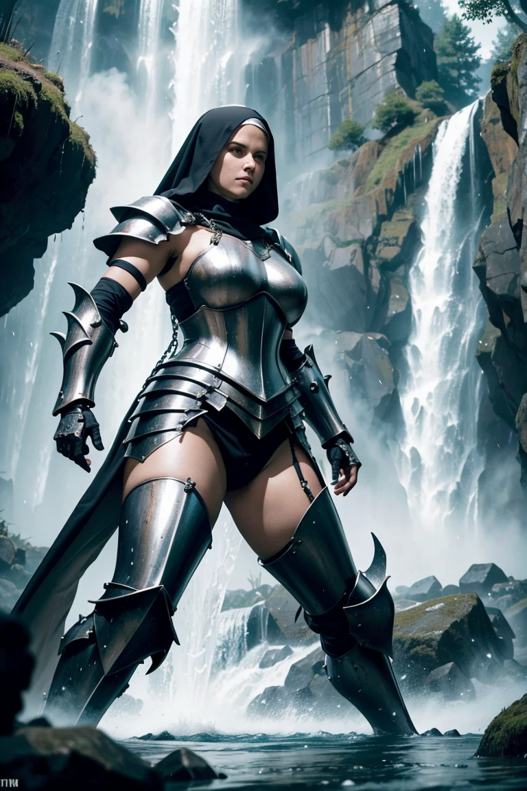 arafed woman in armor with a large axe in a dark forest, 4k fantasy art, 8k fantasy art, elegant cinematic fantasy art, epic fantasy digital art style, fantasy warrior, 3 d render character art 8 k, 4 k detail fantasy, epic fantasy art style hd, epic fantasy art style, beautiful female warrior, stuning fantasy 3 d render