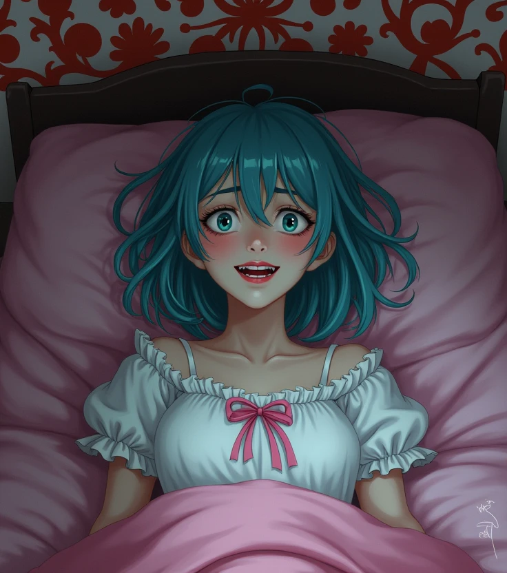 masterpiece, best quality, 1boy, 1girl, under table, fellatio, cum in mouth,green hair,tatsumaki
