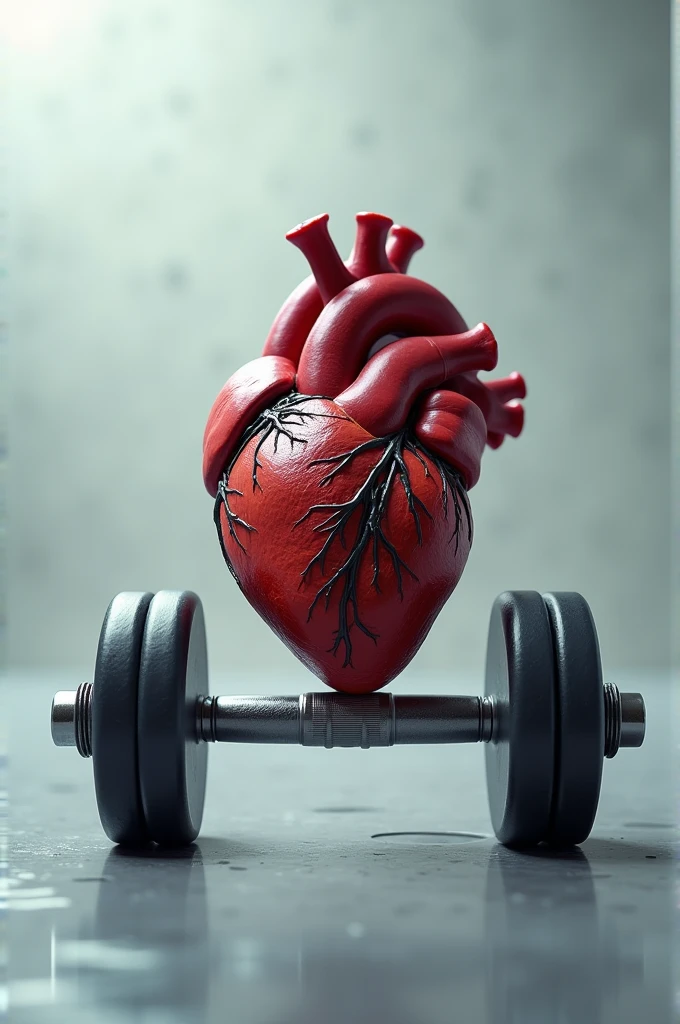 a strong and imposing heart in real shape in black and white that will be on a soccer field highlighted during the night.