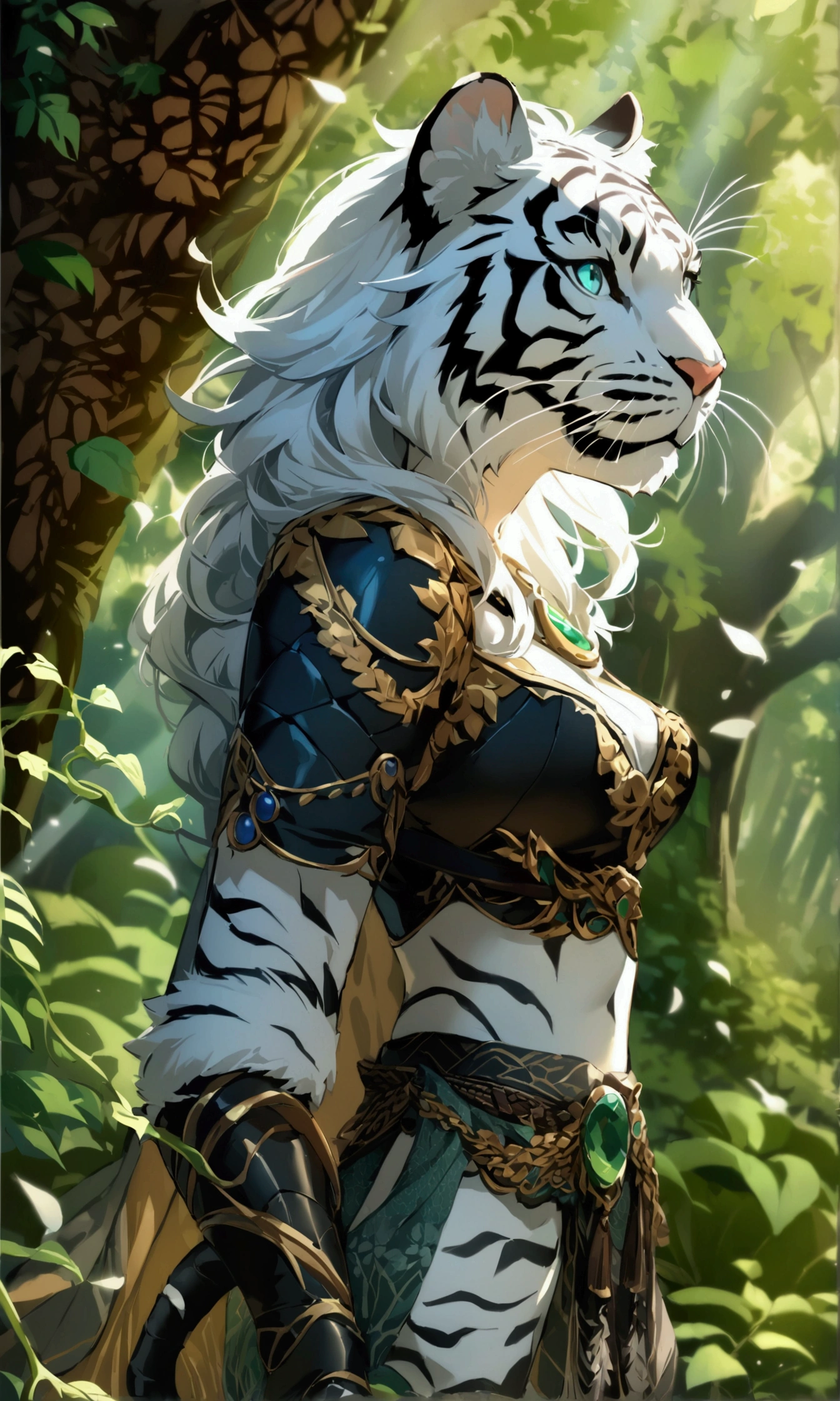 cover page, highres, top quality, best quality, paid reward available, unparalleled masterpiece, perfect artwork, absurdres, High-quality illustrations, super high resolution, detailed background,Perfect Anatomy(highly detailed beautiful face and eyes)absurdres, perfect anatomy(cute 1girl, single:1.4, kemono, solo focus, female)lake, volumetric lighting, One breast visible, Clothes transparent crotch, Areola see-through, Milk protruding, Half-undressed, Wet clothes, Sheer clothing, Very sheer, Water droplets, See-through, Bra flipping, Polori, Lower breasts, Embarrassing, Show off, Cleavage(furry anthro:1.7)(Furry body, tiger facial features, tiger body features)(very detailed body fur)full body,