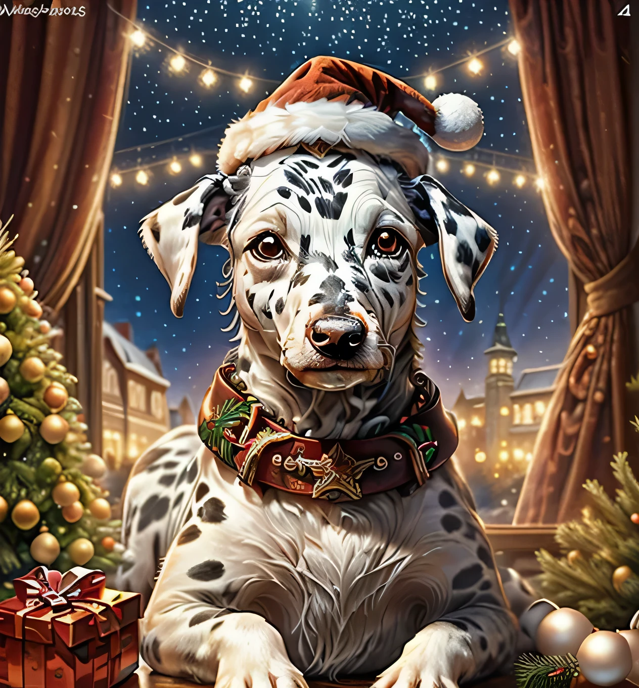 CRIADERO 101 DALMATA WISHES EVERYONE A MERRY CHRISTMAS 2024!!