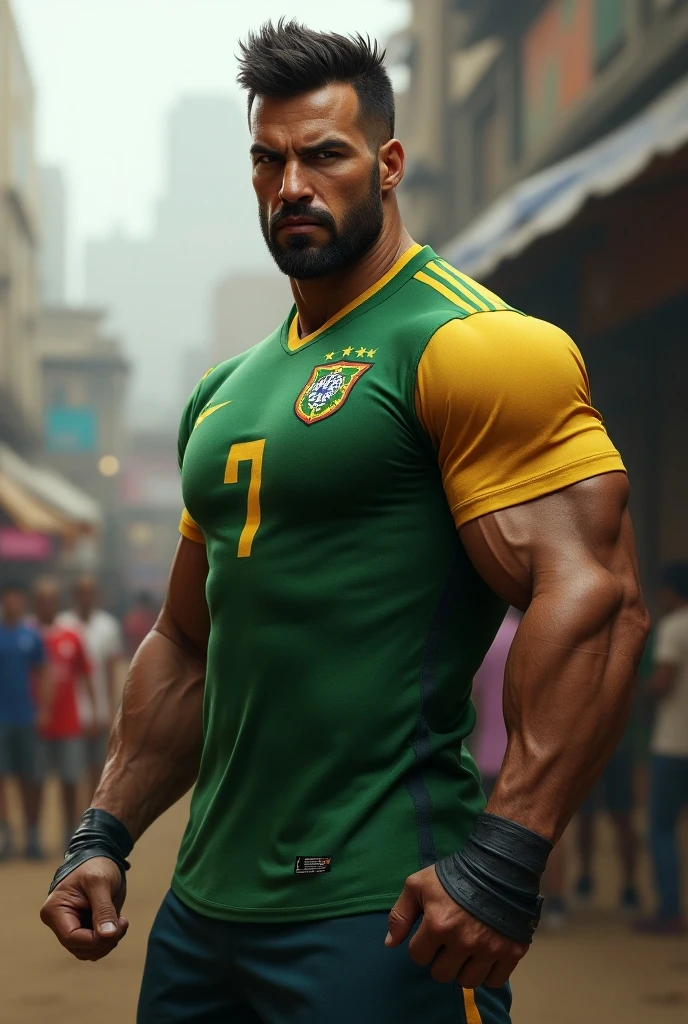 Mexico manifested in a muscular man