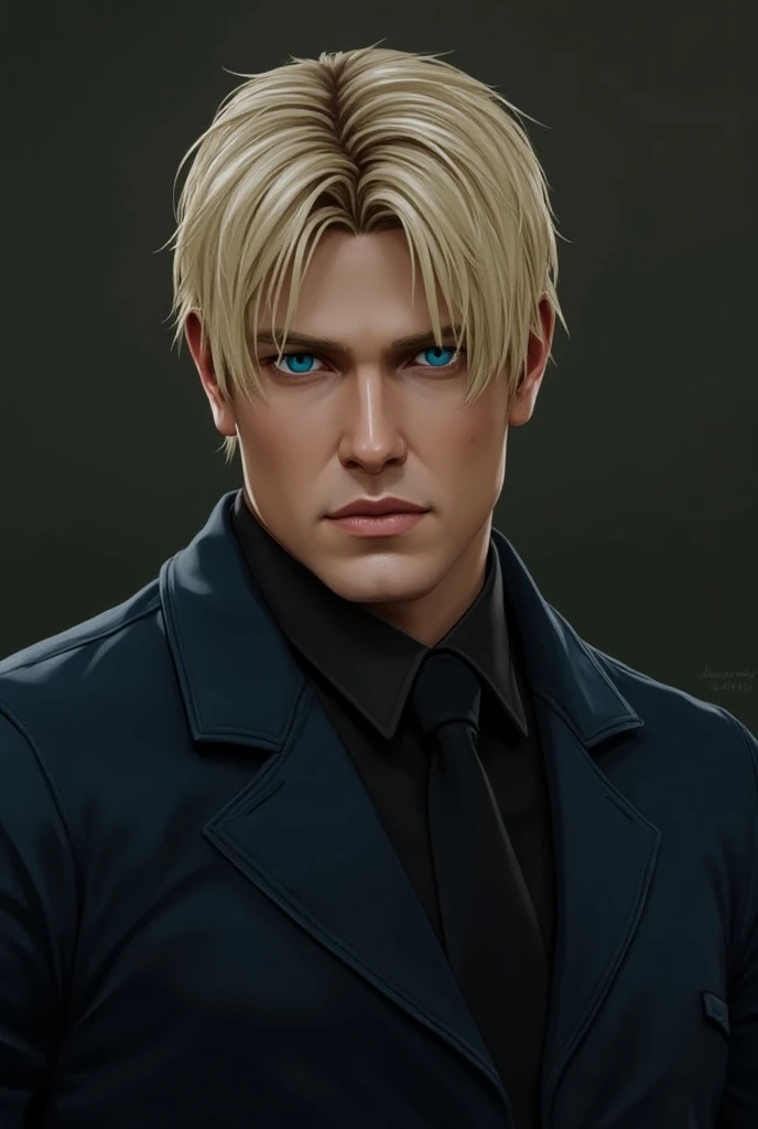 1boy, Leon Kennedy, blue eyes
naked, seductive,