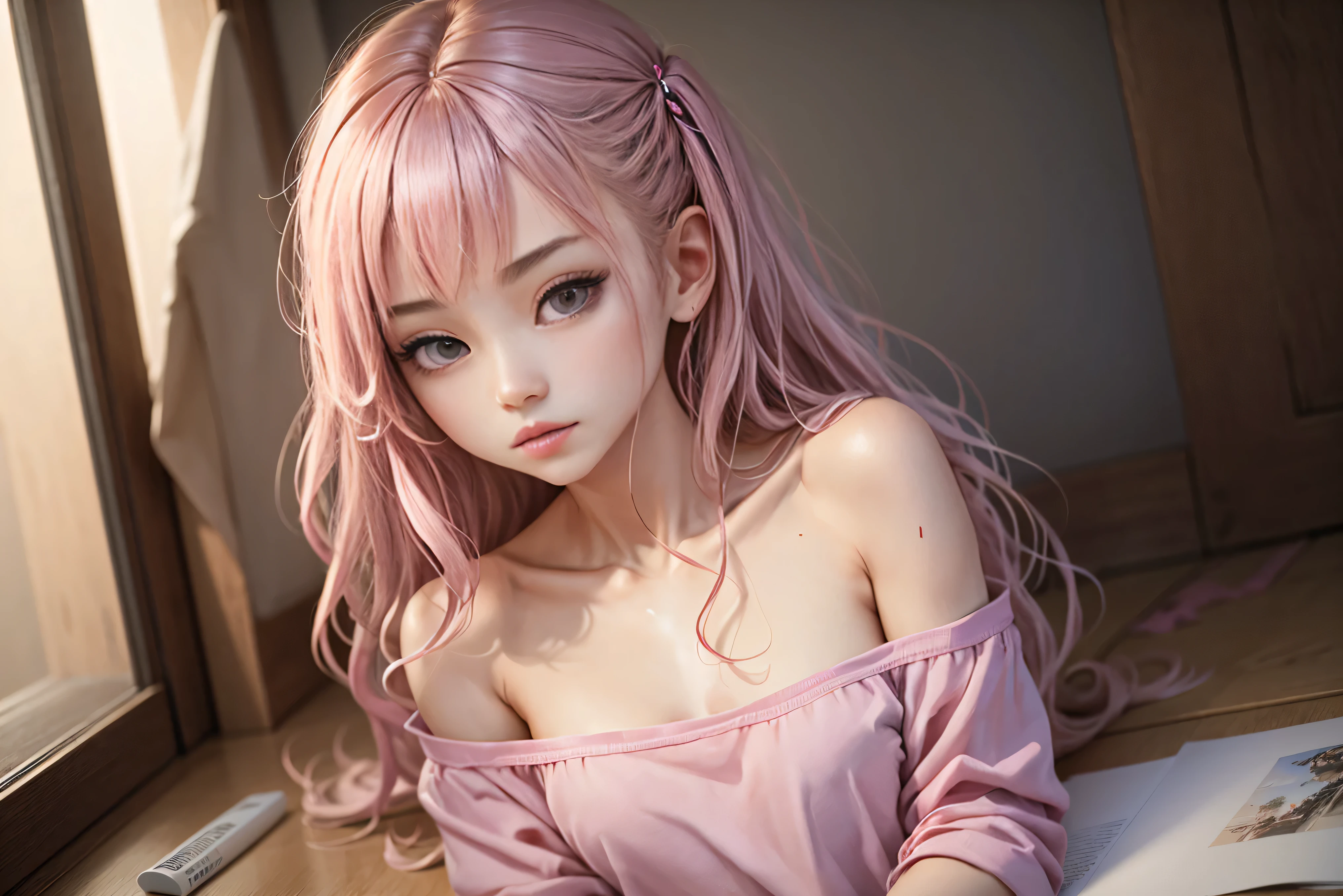 ((((Best Quality, 8K, 32K, masterpiece, 1.2)))),{{solo}},nsfw,{{{Artist: EUPHORIA's style}}},((perfect beautiful face:1.2)), having sex at multiple position, inserted invisible penis into pussy,((vaginal hole:1.3)), leaking pussy juice from, high quality of vagina, vivid pussy ,((a lot of public hairs:1.3)), embarrassed, fully blush,