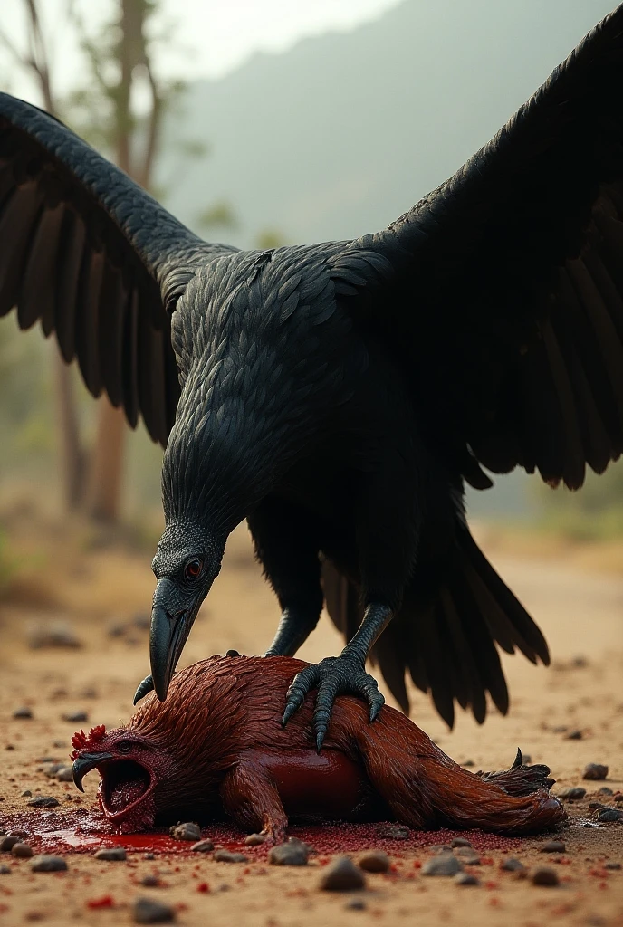 Chicken eat human