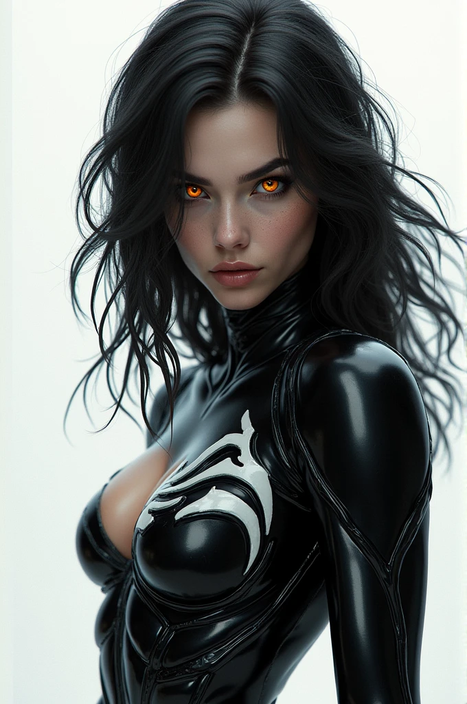 venom woman, highly detailed realistic illustration of a (sexy:0.5) vengeful woman, dark colors, (hyperrealistic, big depth of field, colors, 3d octane render, 4k trending on artstation:1.1), <lora:epiNoiseoffset_v2:1>