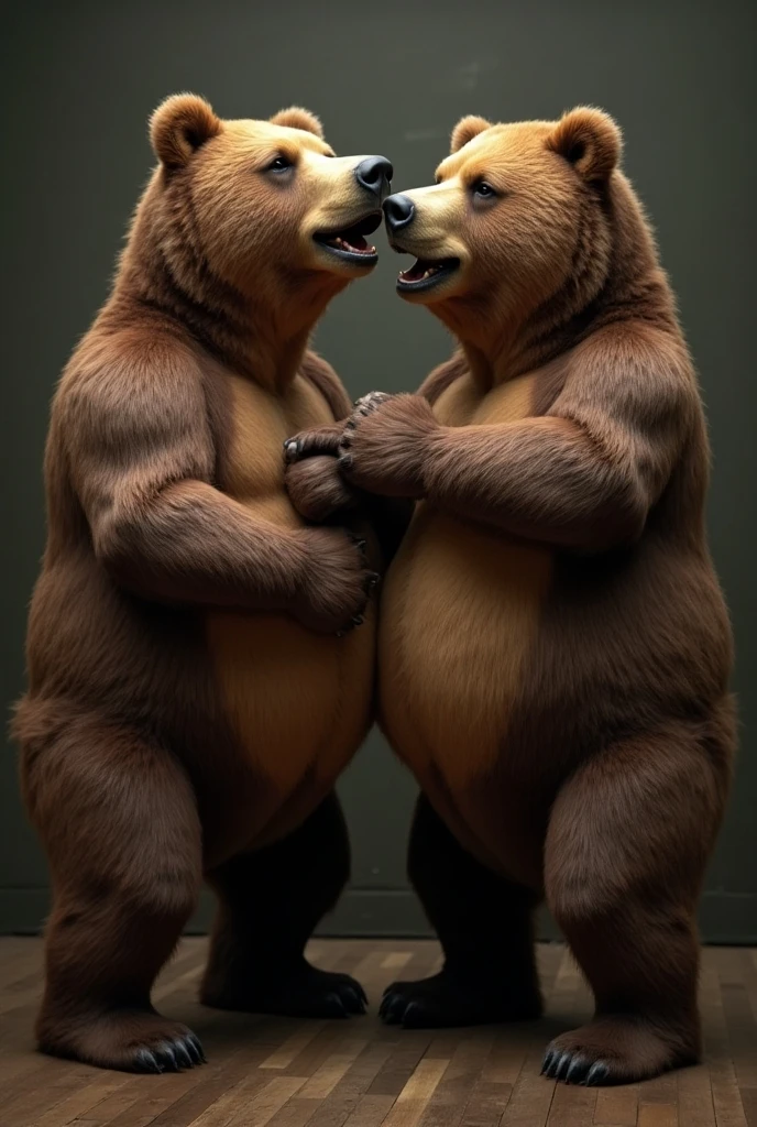 Two fat male furries mating