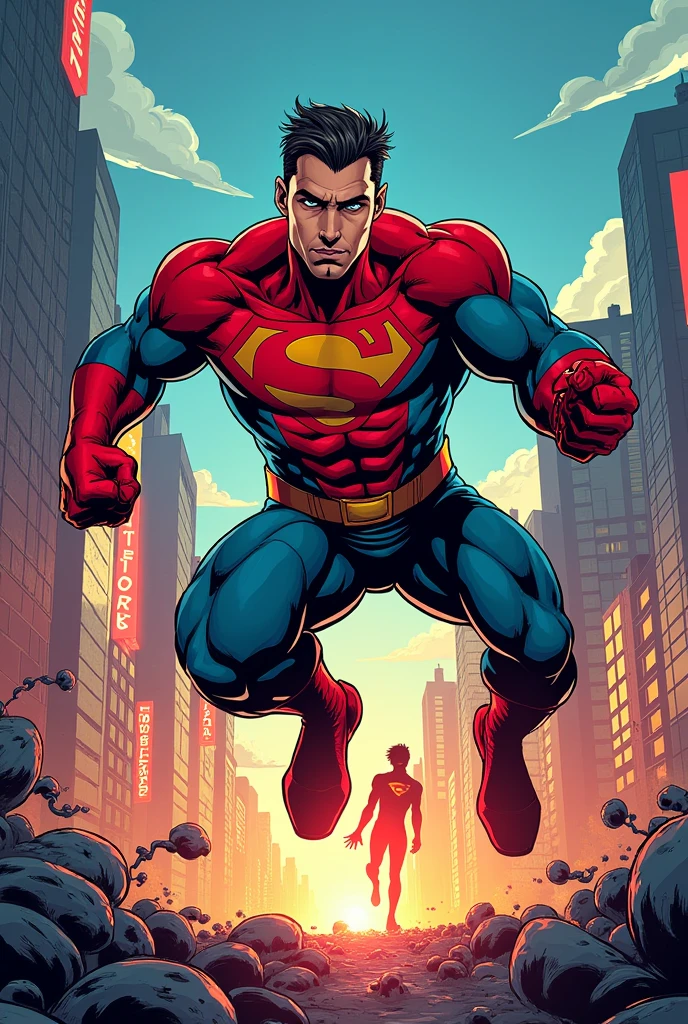 The style should be in comic style